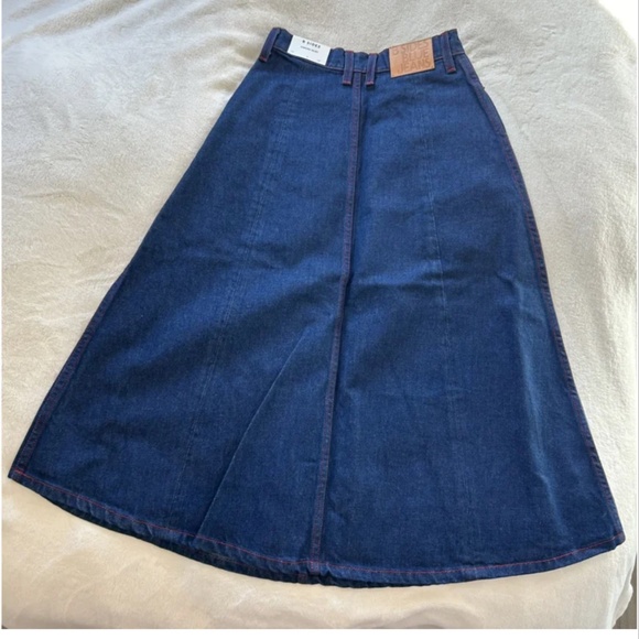 B Sides Simone skirt in Rinse Indigo - Picture 3 of 11